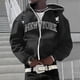 thumbnail image 4 of Gibobby Sudadera ligera hombre con cierre Sudadera con Capucha y Cremallera Lifestyle para Hombre(Negro,M), 4 of 5