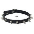thumbnail image 4 of Collier Vintage Punk Goth Emo Cœur Collier Ras du Cou en Cuir, 4 of 4