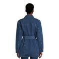 thumbnail image 4 of Time and Tru Women's Belted Jean Jacket, 4 of 6