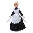 thumbnail image 3 of Modelo de Muñecas de Mini Cermica, 1:12 Dollhouse Victorian Parlour Doll Lifelike Black Movable Alto Simulación Para 3 Años en Adelante para Accesorios de Casa de Muñecas, 3 of 7
