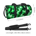 thumbnail image 2 of Fotbe Green Tie Dye Bolsa Deportiva de Lona Plegable con Estampado, Bolsa de Gimnasio con Bolsillo Seco/Húmedo, Bolsa de Viaje Ultraligera de Gran Capacidad, 2 of 6