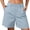 Light Blue—Summer Shorts for Women, variant on Bermuda Shorts for Women Summer Dressy Casual Elastic High Waisted Long Shorts Wide Leg Knee Length Capri Pants with Pockets Loose Work Shorts Bronze XXXXL