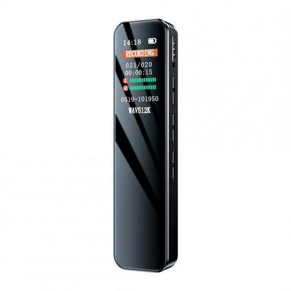 Portable Digital Voice Recorder Mp3 Records Audio Recorder with 512kbps Recording 16gb
