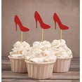 thumbnail image 4 of Darling Souvenir High Heel Bridal Shower Cupcake Toppers Wedding Birthday Party Dessert Decorations - Pack Of 40, 4 of 5