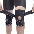 thumbnail image 1 of Kniebandage Fr Sport 2 Stck, Ofun Kompression Knieschoner Knie Support & Patella Gel Pads & Seitenstabilisatoren & Verstellbarem Klettverschluss Fr Fi, 1 of 5
