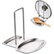 thumbnail image 1 of RV Soporte para tapa Soporte para cucharas Cuchillos Cucharas Tenedores Espátula Soporte para cubiertos de acero inoxidable Soporte para tapa Utensilios varios de cocina Traiga orden a su cocina, 1 of 5