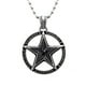 thumbnail image 1 of Controse Collar de estrella oscura de acero inoxidable plateado para hombres y mujeres de 29"más extensor de 2" Controse Inc. A097, 1 of 1
