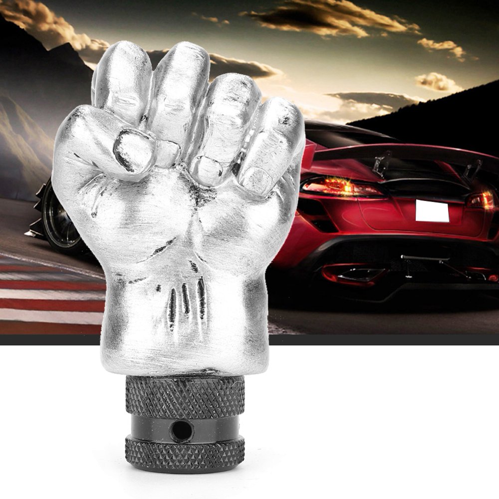 OTVIAP Resin Shift Knob,Resin Fist Shape Car Automatic Transmission