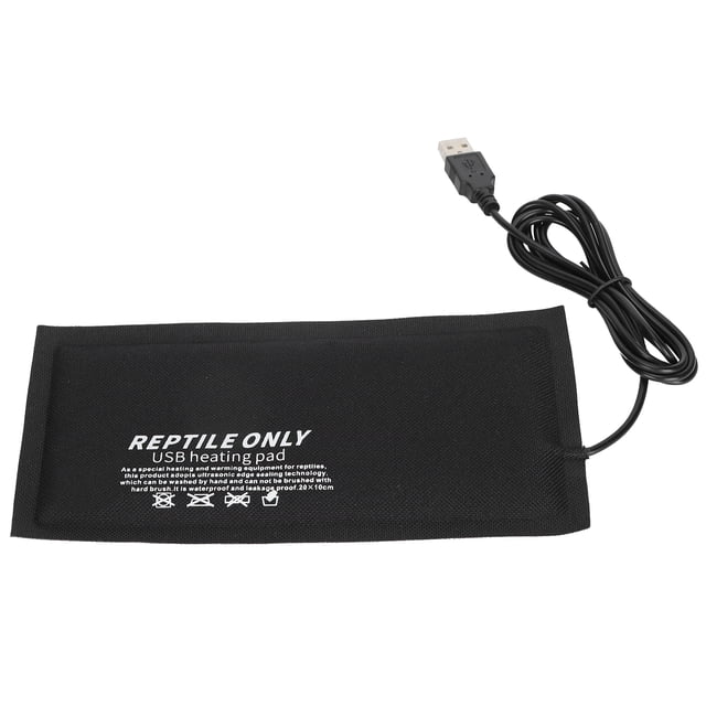 Wchiuoe USB Heating Pad For Reptile, Reptile Heat Pad Reptile USB Heating Pad For Hermit Crab For Lizard