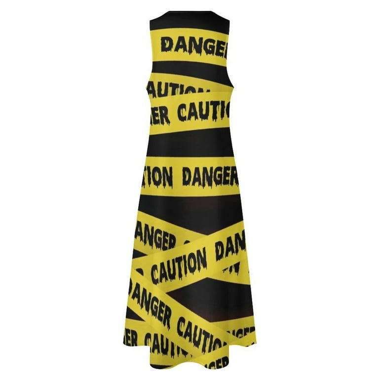 caution drunk birthday dress Wendy Dress: Yellow Mini Dress for Birthday Celebration main image 0