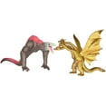 thumbnail image 3 of Exclusive Set of 6 Monster Dinosaur vs Kong Toys Movable Joint Action Figures, King of The Monster Dinosaur Shin Ghidorah Skull Crawler Mecha Cake Toppers Pack, 3 of 6