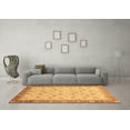 thumbnail image 3 of Ahgly Company Indoor Round Abstract Brown Modern Area Rugs, 5' Round, 3 of 4