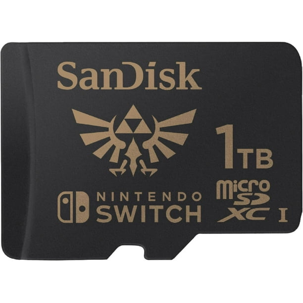 Tarjeta de memoria SanDisk microSDXC de 1 TB con licencia para Nintendo Switch