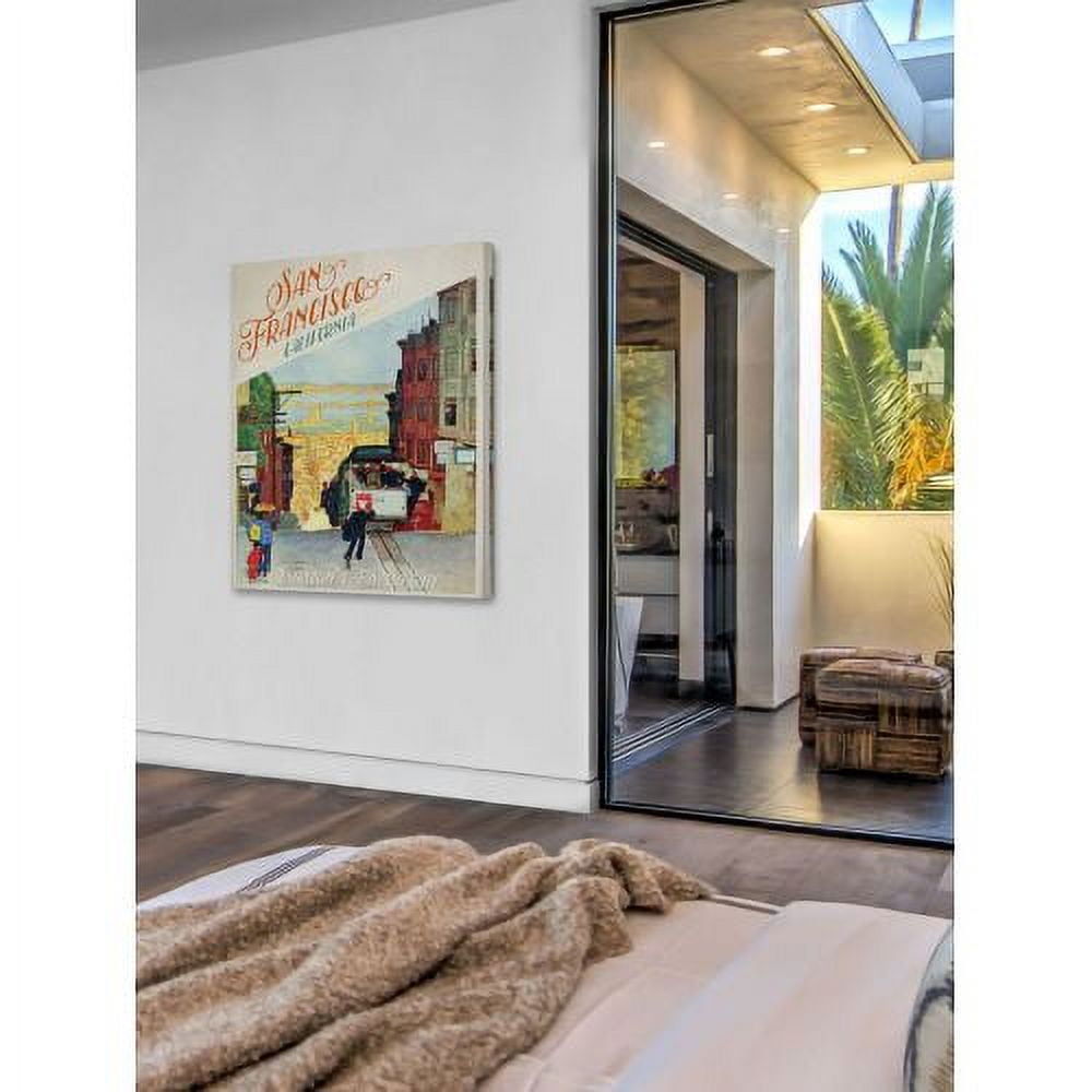 Marmont Hill Everybodys Favorite City Vintage Advertisement on Wrapped Canvas
