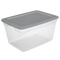 thumbnail image 1 of Sterilite 55 L Storage Box Titanium, 1 of 2