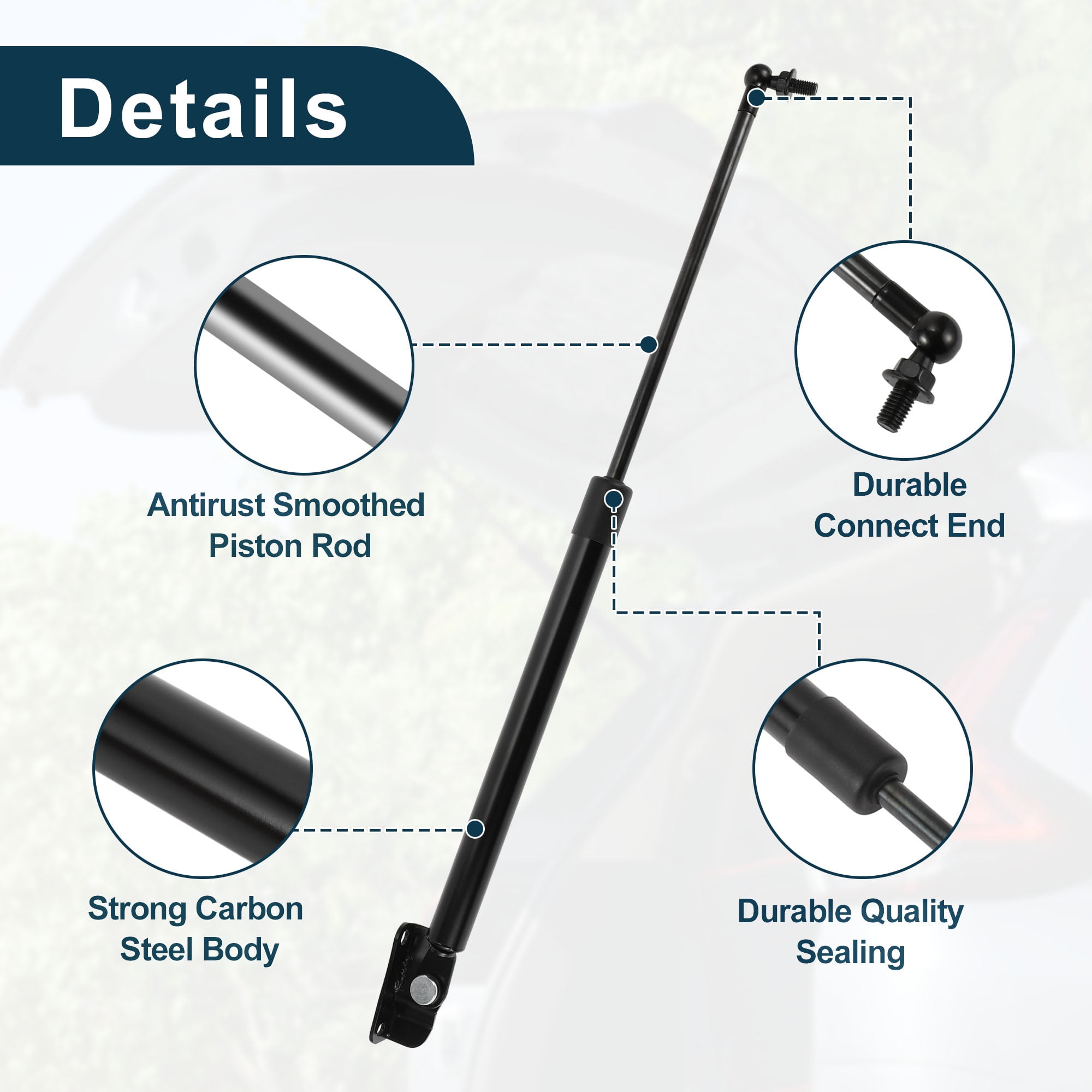 Unique Bargains 2Pcs Rear Hatch Lift Supports Struts for Subaru Impreza 2012-2016