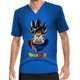 thumbnail image 3 of Blusa médica con cuello en V y estampado de Son Goku de Dragon Ball, uniforme de trabajo para hombres, ropa de enfermería duradera para centros de enfermería para niños, 3 of 5