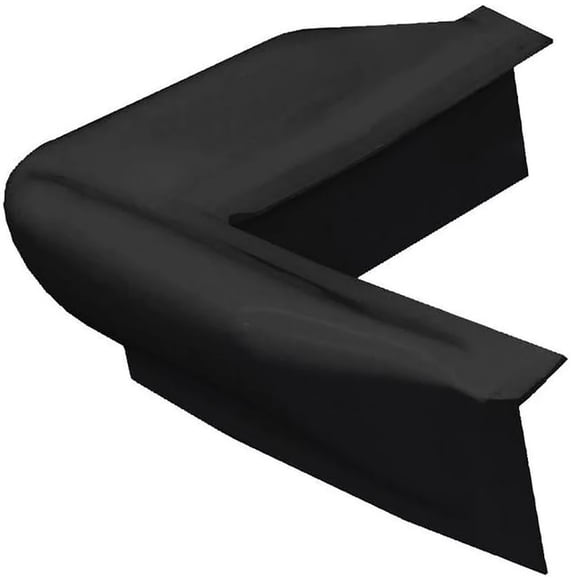 Dock Edge Dock Bumper Corner Protector de muelle - Negro