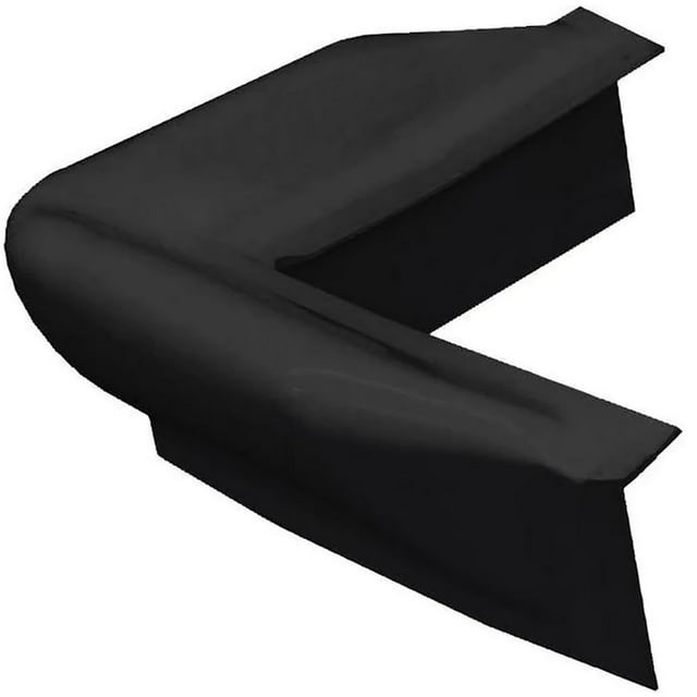Dock Edge Dock Bumper Corner Protector de muelle - Negro
