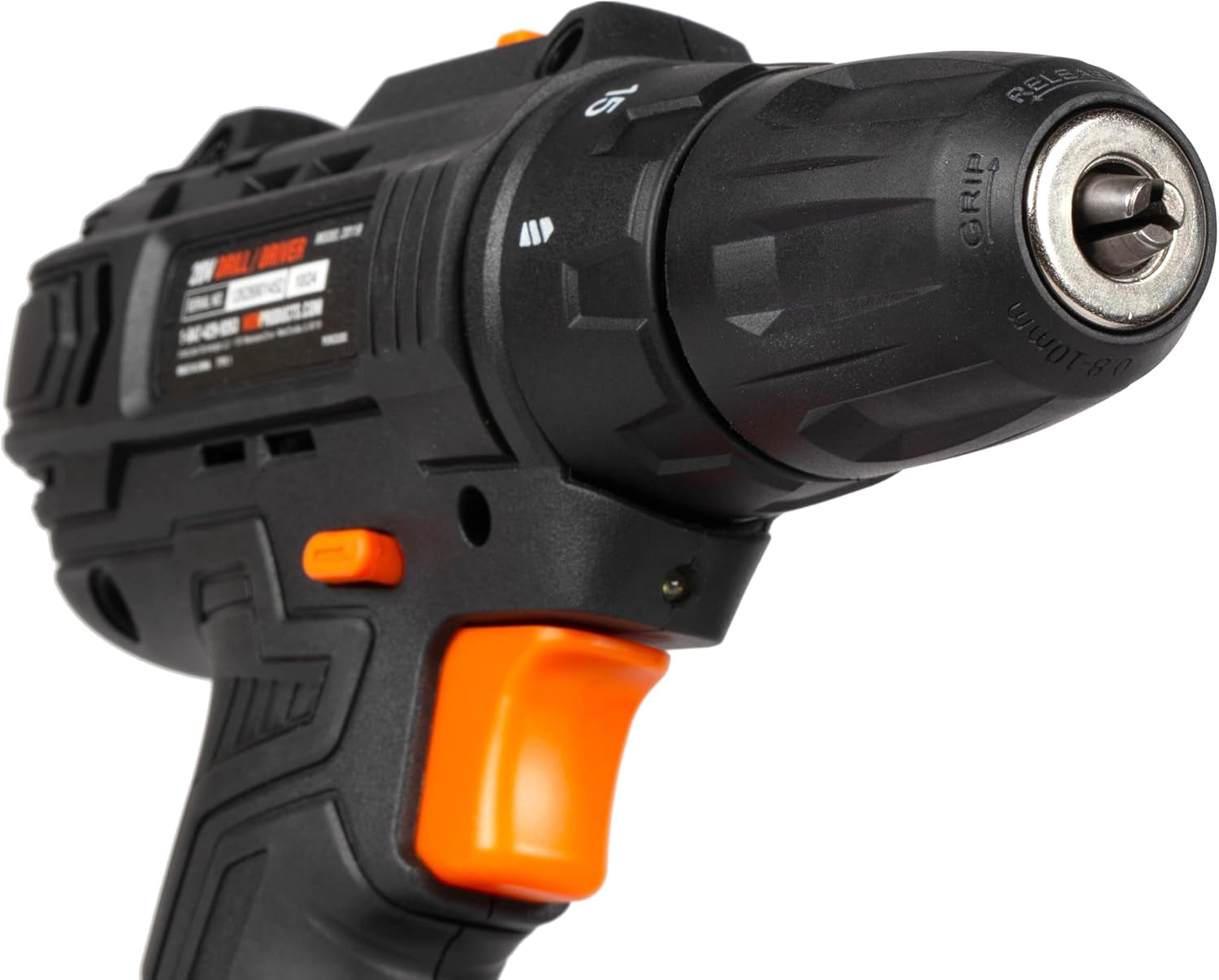 WEN 20V Max Cordless 3/8-Inch Drill/Driver with 2.0 Ah Lithium-Ion Battery and Charger (20119)