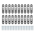 thumbnail image 1 of 20 Pcs Connecteurs Invisibles Noirs Résistants à l'Usure pour Meubles, 1 of 5