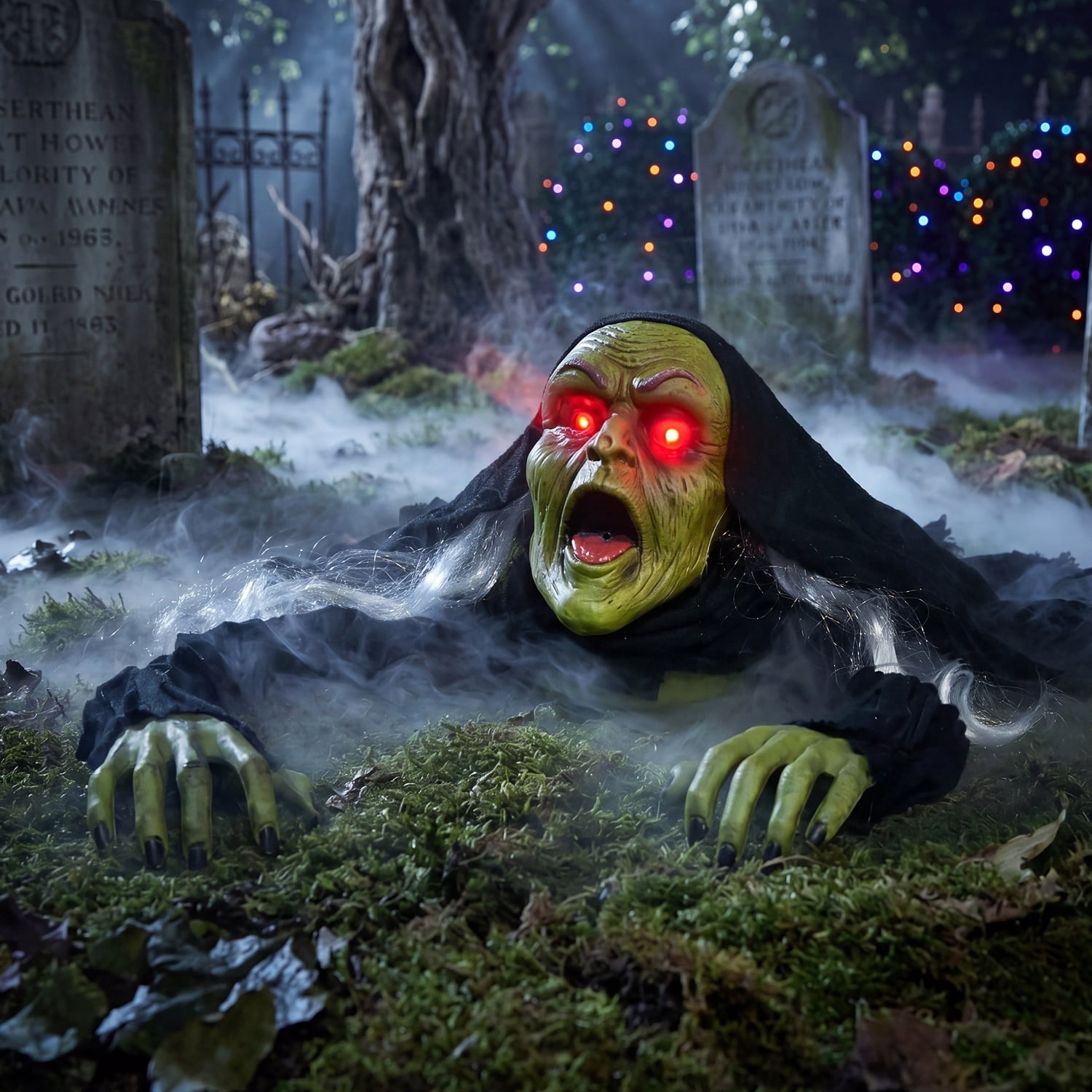 Joyfy 35" Zombie Groundbreaker Halloween Yard Decoration photo 1