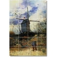 thumbnail image 1 of Ceramic Tile Mural-Vincent Van Gogh Country Painting 362. 24" w x 36" h using (24) 6 x 6 ceramic tiles, 1 of 3