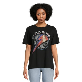 Time and Tru Women's Short Sleeve Band Graphic Tee