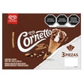 thumbnail image 1 of Paquete de conos de helado Holanda Cornetto sabor chocolate 3 piezas de 300 ml c/u, 1 of 4