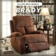 thumbnail image 3 of Sillón reclinable manual tapizado con tela Cosmobel  Brady, 3 of 7