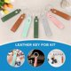 thumbnail image 5 of 50pcs PU Leather Key Fob Kit,Keychain Blanks with Rives and Key Rings, 5 of 5