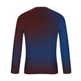 thumbnail image 2 of ZUKMRJPC Men's Crewneck Sweatshirt Gradient Color Casual Long Sleeved Sweatshirts Fall Fashion Soft Comfortable Cotton Pullover Shirts, 2 of 4