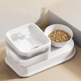 thumbnail image 1 of Cat Water Fountain and Food Bowl, Multifunction Raised Automatic Clear Water  Double Cat Bowls  for Cats, 1 of 8
