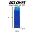 thumbnail image 2 of G.E.I. Ginormous Lighter, Adjustable, Butane Lighter, Value Pack, Assorted, Solid Print, 2 Pack, 2 of 5