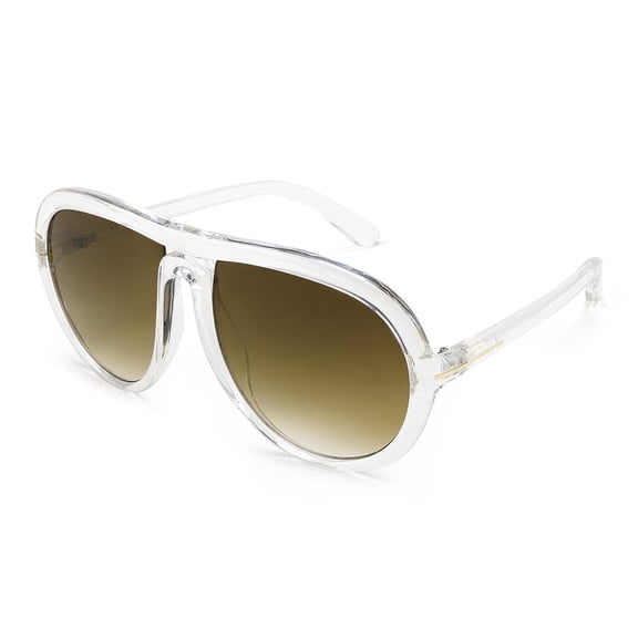 FEISEDY Retro Polarized Aviator Sunglasses for Women Men Vintage Square Sunglass With Classic Style B0259