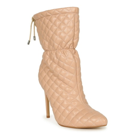 

Lemonade Quilted Pointy Toe Stiletto Booties 20393