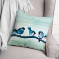 thumbnail image 3 of Creative Products Watercolor Blue Birds on Branch 20x20 Indoor / Outdoor Pillow, 3 of 3