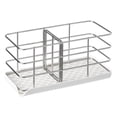 thumbnail image 2 of Moyic Soporte para esponja de cocina de acero inoxidable, cocina limpia y ordenada, fácil acceso, organización eficiente Hardware blanco, 2 of 6