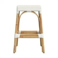 thumbnail image 2 of Butler Specialty Company Robias Rectangular Rattan 30" Bar Stool - Glossy White, 2 of 6