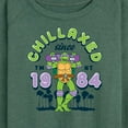 thumbnail image 3 of Teenage Mutant Ninja Turtles - Chillaxed Since 84 - Women's Lightweight French Terry Long Sleeve Shirt, 3 of 5