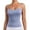 Light Blue, variant on Square Neck Sleeveless Slim Fit Basic Camisole Top Tank Asymmetric Tunic Berry Top Women Lacy Top Women Tops Stretch Tops for Women Tunic Tops for Women Adjustable Strap Tops for Women Camisole