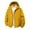 Yellow, variant on Goodtrade8 Windproof Womens Jackets and Coats Plus Size Solid Color Zip up Long Sleeve Hooded Casual Womens Tops for Winter,Sizes S-XXXXL