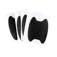 thumbnail image 3 of fastboy 4Pcs/Set Autocollant de Porte de Voiture en Fibre de Carbone Résistant aux Rayures Couverture Auto Poignée Noir, 3 of 8
