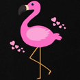 thumbnail image 2 of CafePress - Pink Flamingo Hearts Maternity T Shirt - Maternity Dark T-Shirt, 2 of 3
