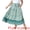 Light Green, variant on DARING DIVA Women's Plus Boho Maxi Skirt A-Line Tiered Long Skirts 1X Light Green
