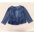 thumbnail image 4 of Peacolate 6M-3Years Spring Autumn Little Baby Girls Clothing Set 3pcs Long Sleeve Dress Bunny Denim Jacket and Jeans,Pink,6-12Months, 4 of 5