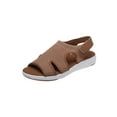 thumbnail image 3 of Avamo Women's Open Toe Sandals Straps Ladies Chunky Slingback Flat Comfy Summer Shoes, 3 of 3