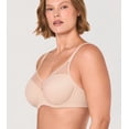 thumbnail image 2 of DELIMIRA Women's Full Coverage Bras Underwire Lightly Padded Plus Size Tshirt Sheer Bra, 2 of 4