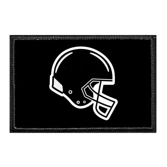 Football Helmet - Removable Patch