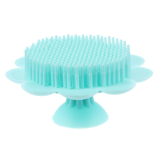 Cepillo Para Champú Para Bebé, Peine De Limpieza De Silicona Con Forma De Flor, Masajeador Adorable Para El Cuero Cabelludo, Cepillo Agradable Para La Piel Para Niños Mayores De 3 Años matsuzay BA000742-02